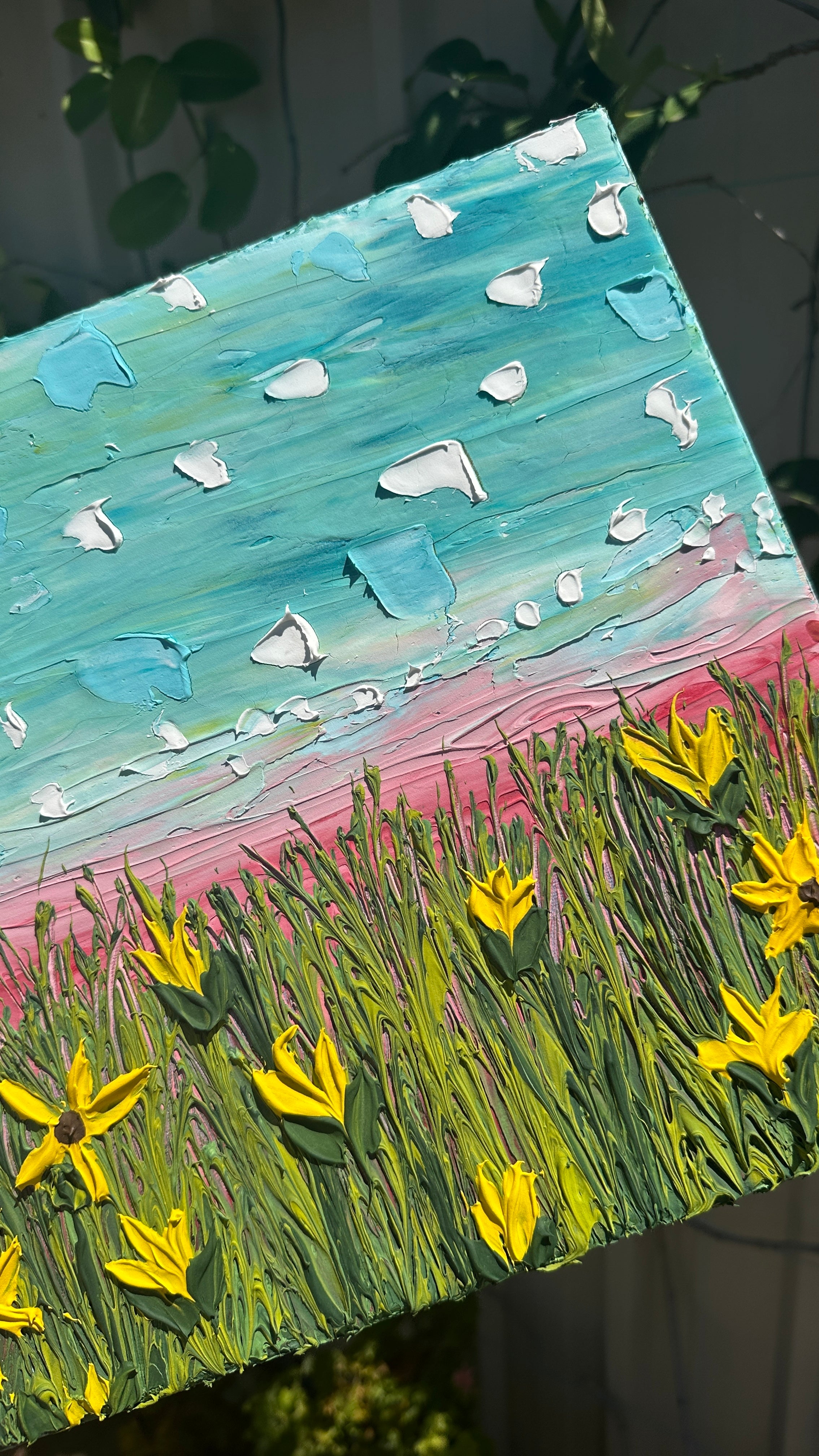 Blue Skies, Golden Blooms