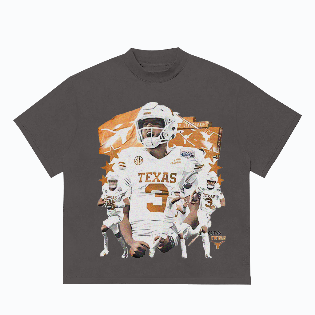 Texas - Themed Football Graphic T - shirt