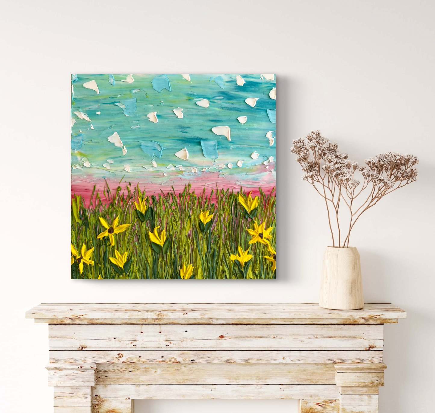 Blue Skies, Golden Blooms