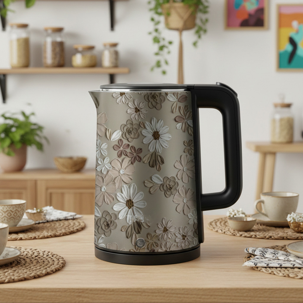 Boho Bloom Electric Kettle