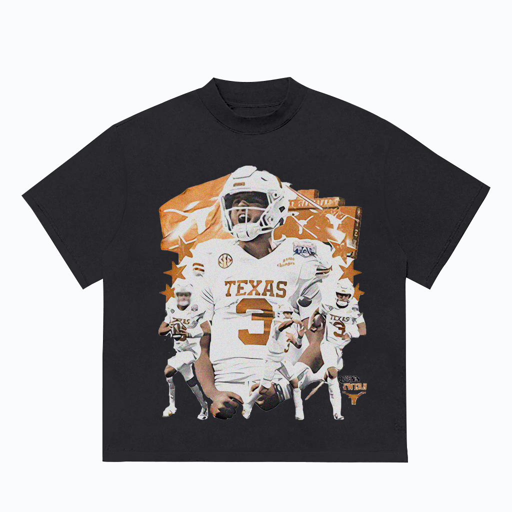 Texas - Themed Football Graphic T - shirt