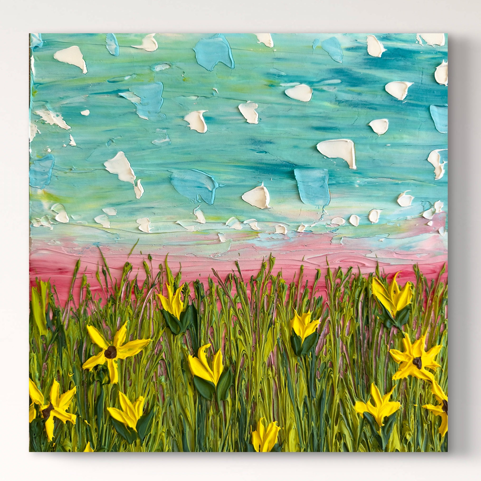 Blue Skies, Golden Blooms