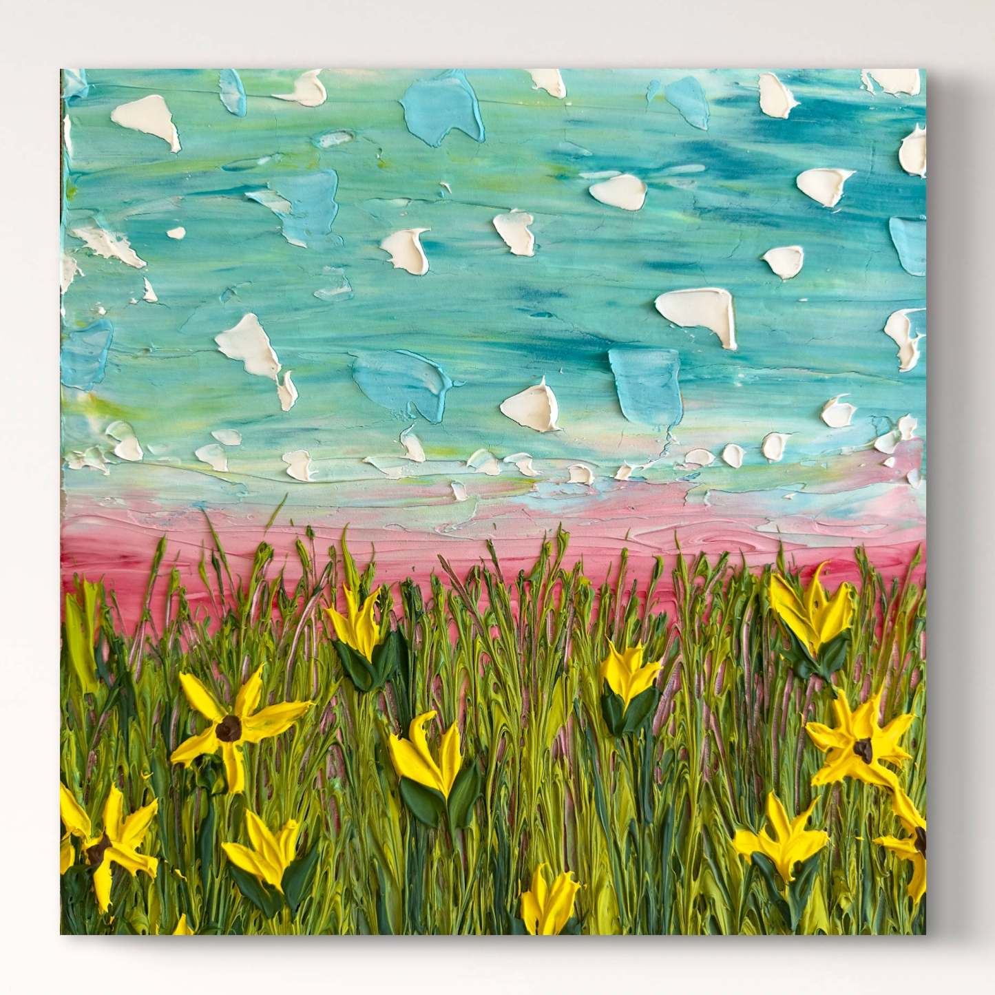 Blue Skies, Golden Blooms