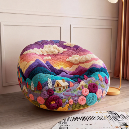 【Star River Dream】Van Gogh Tribute Series: Italian Trendy Artistic Single Chair with Big Toes