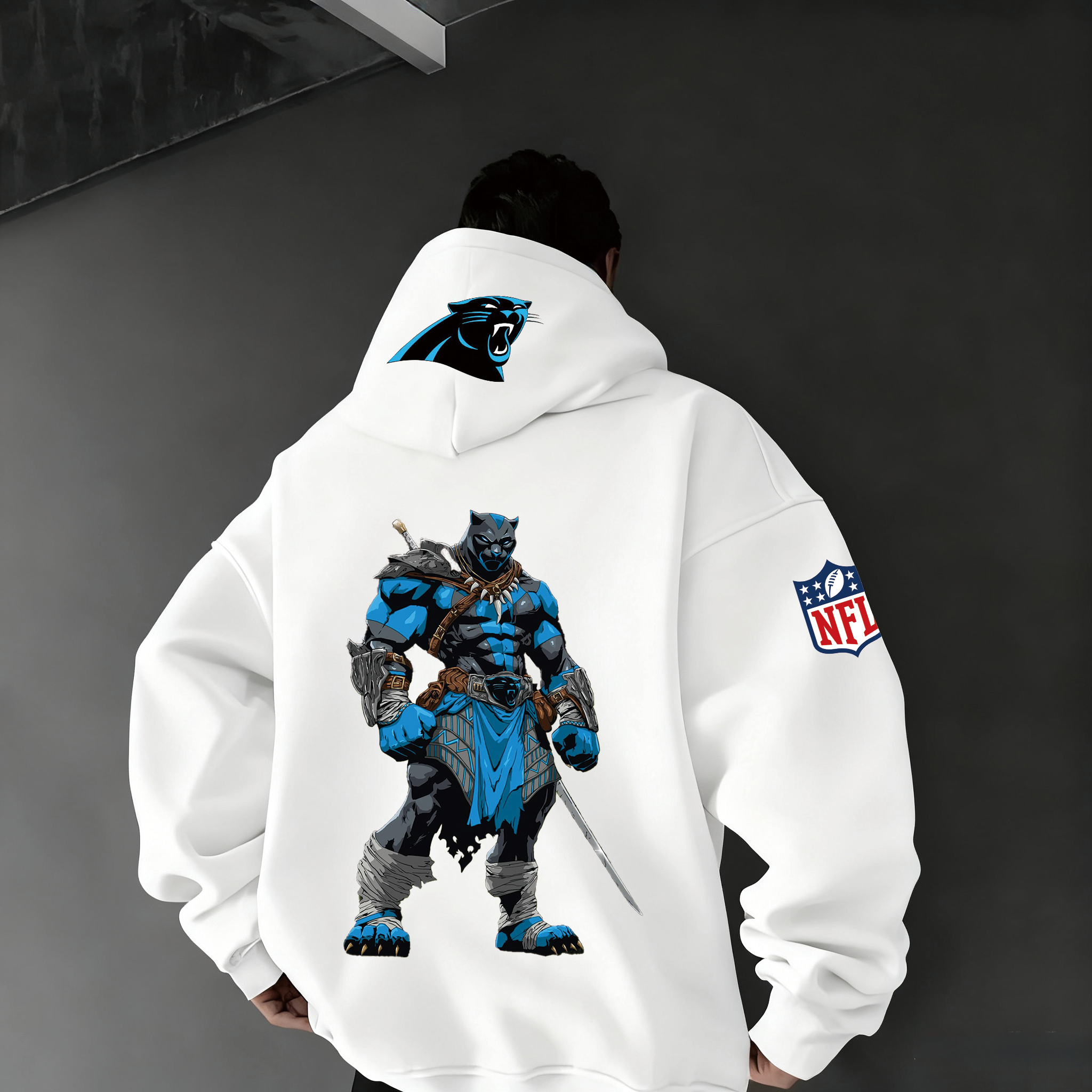 Tribal Warrior Mascot Fantasy Art Hoodie