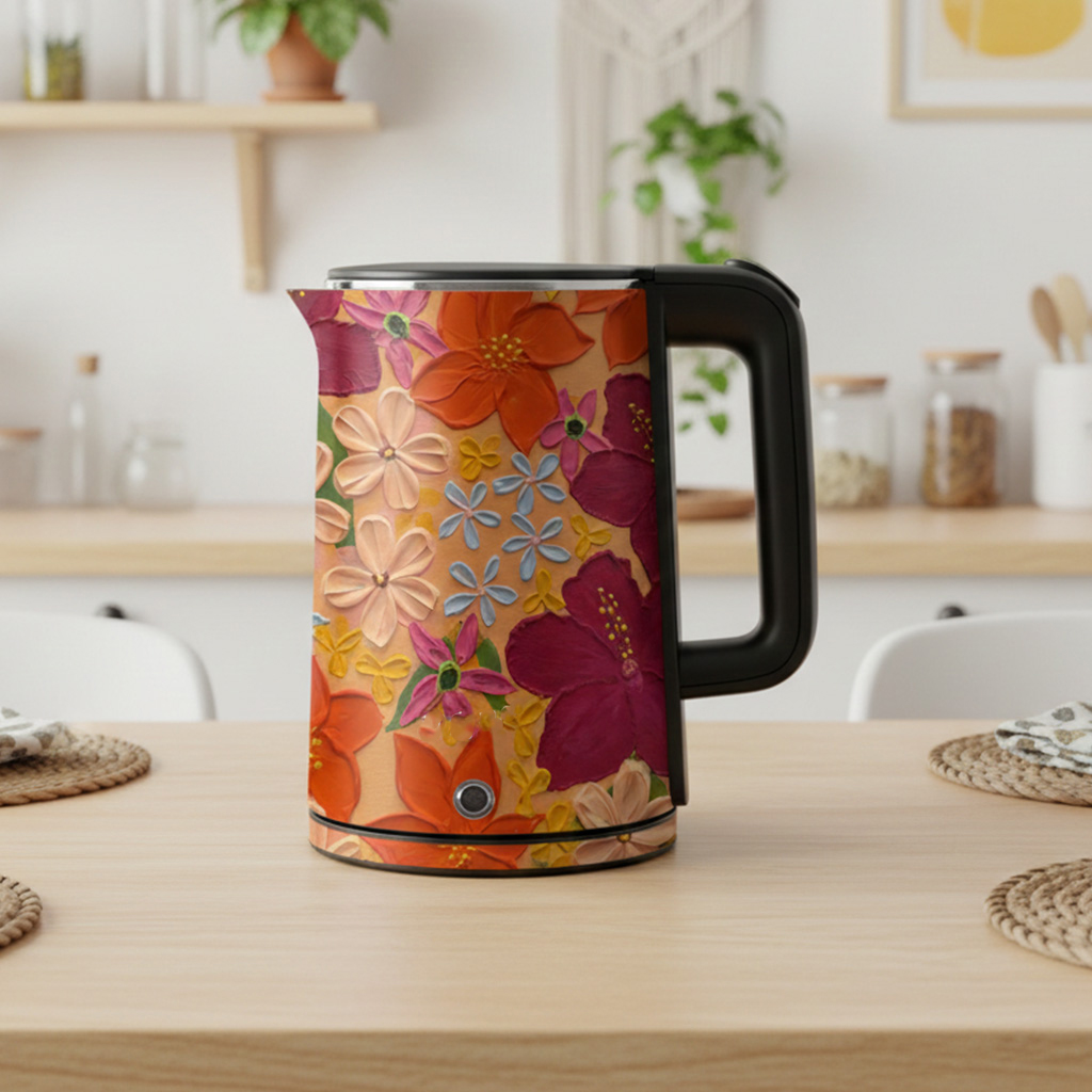 Boho Bloom Electric Kettle
