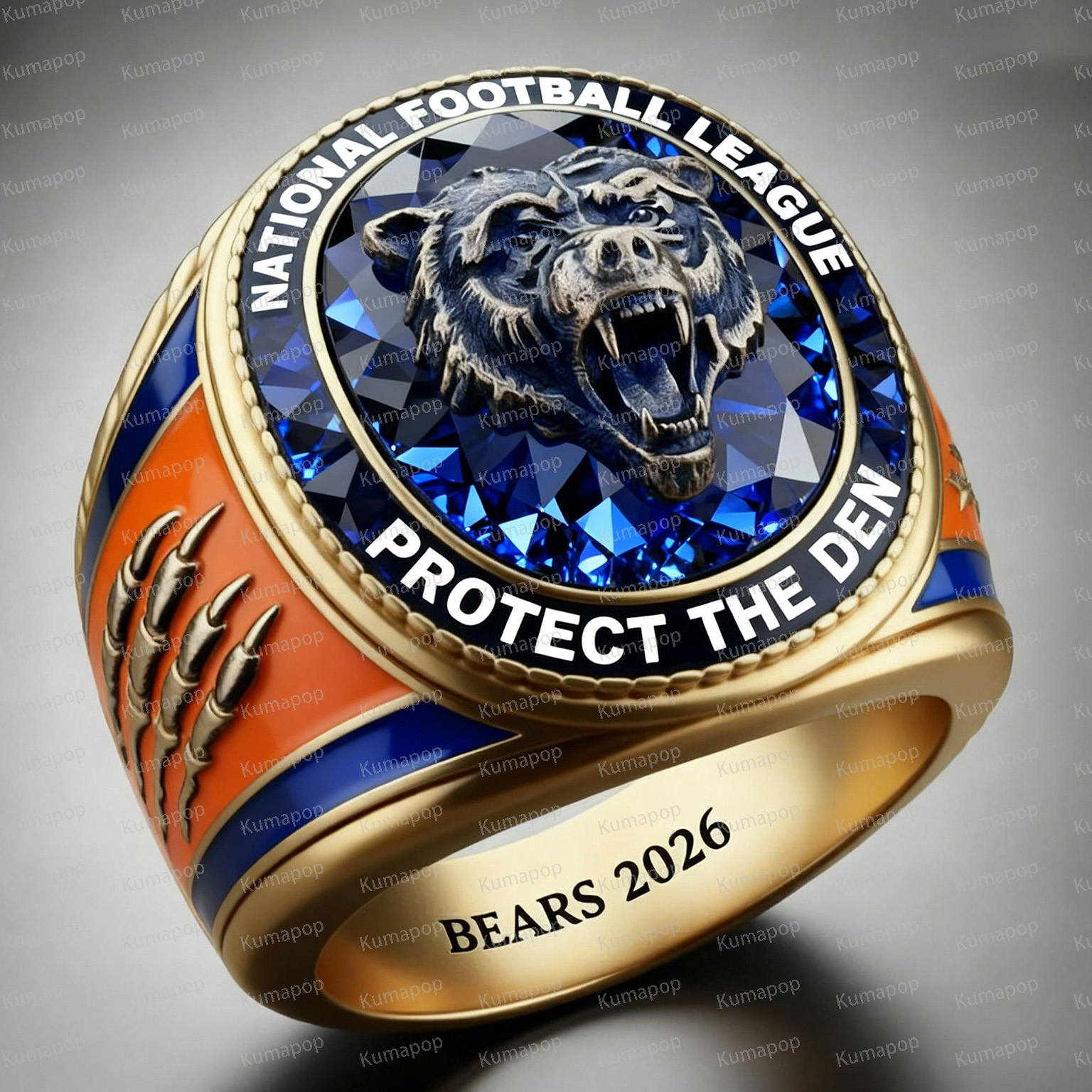 CHI BEAR-ROAR Bears Exclusive Custom Luxury Ring
