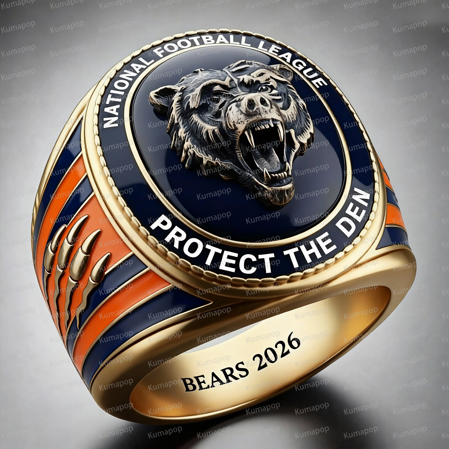 CHI BEAR-ROAR Bears Exclusive Custom Luxury Ring