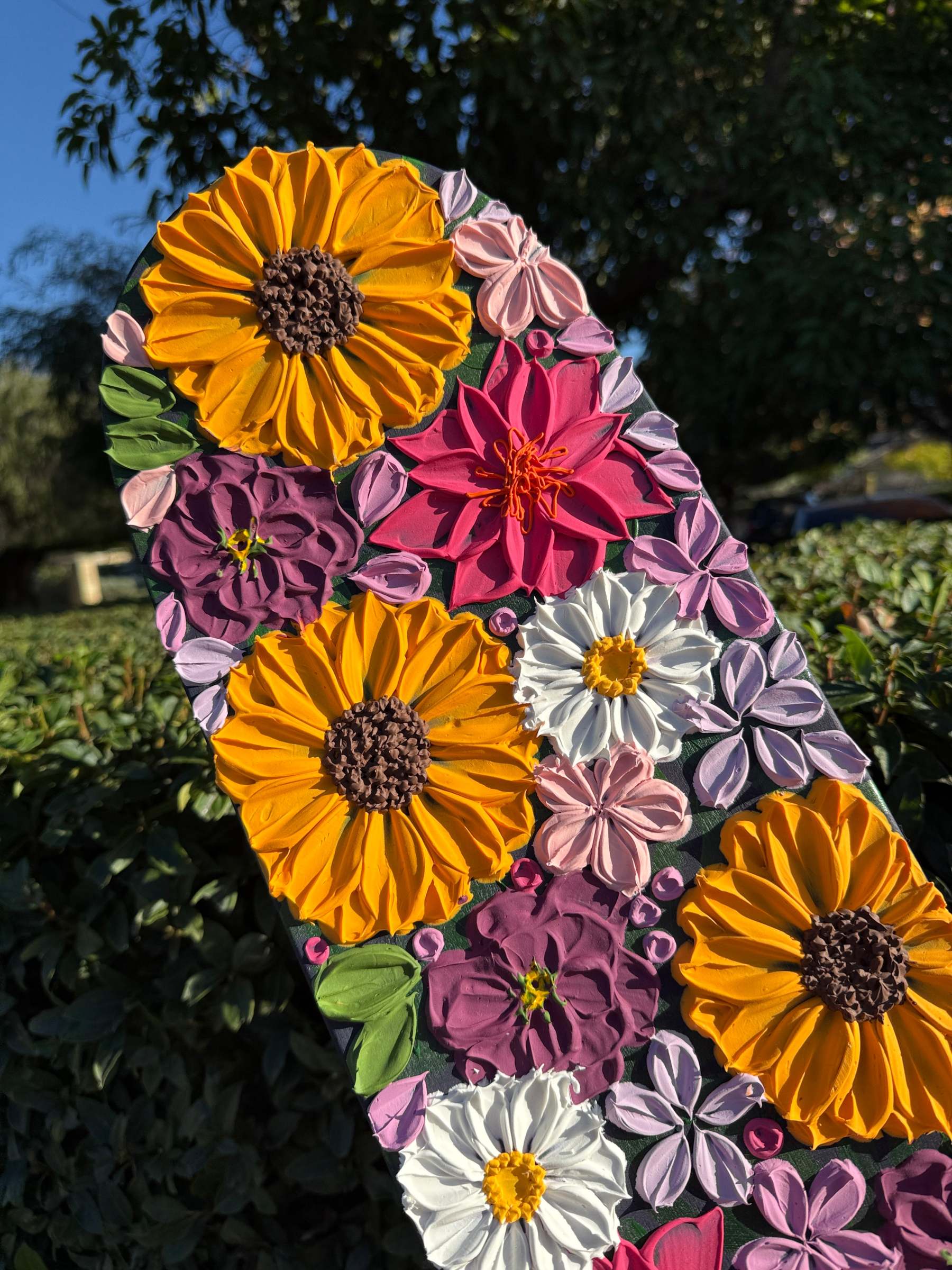 Luminous Blossoms - Skateboard