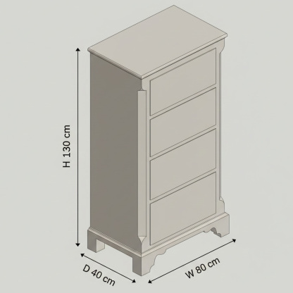 Gustavian Blue Harlequin Pattern Hand Painted Vintage Tall Locker