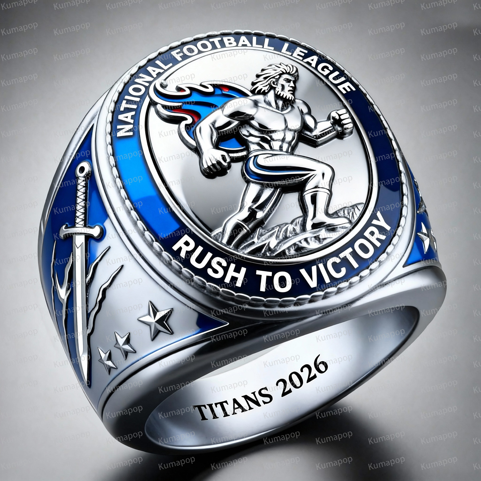 TEN TITAN-CHARGE Titans Exclusive Custom Luxury Ring