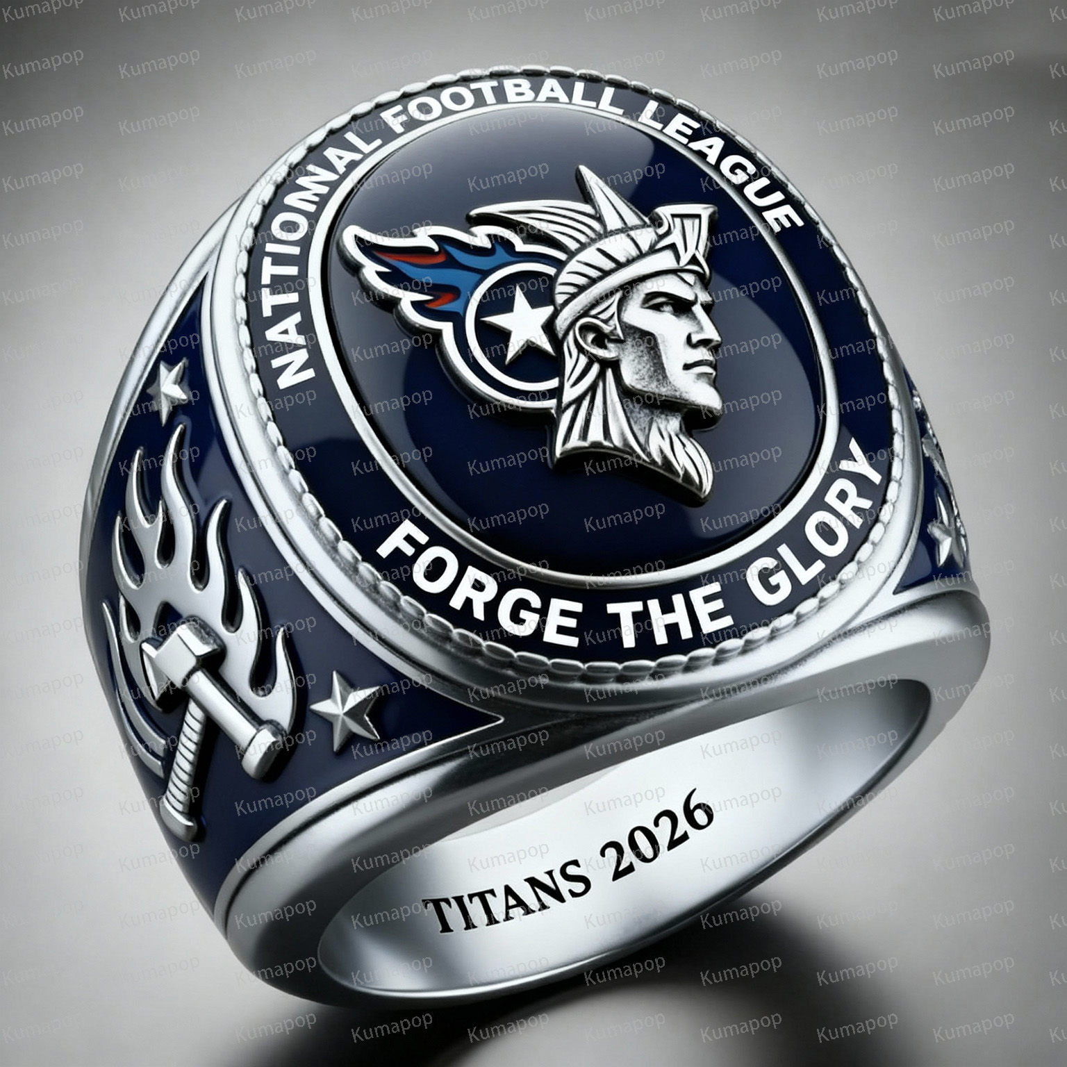 TEN TITAN-CHARGE Titans Exclusive Custom Luxury Ring