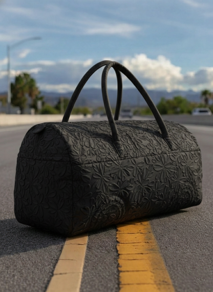 Retro Bohemia Journey Quilted Duffle Bag 