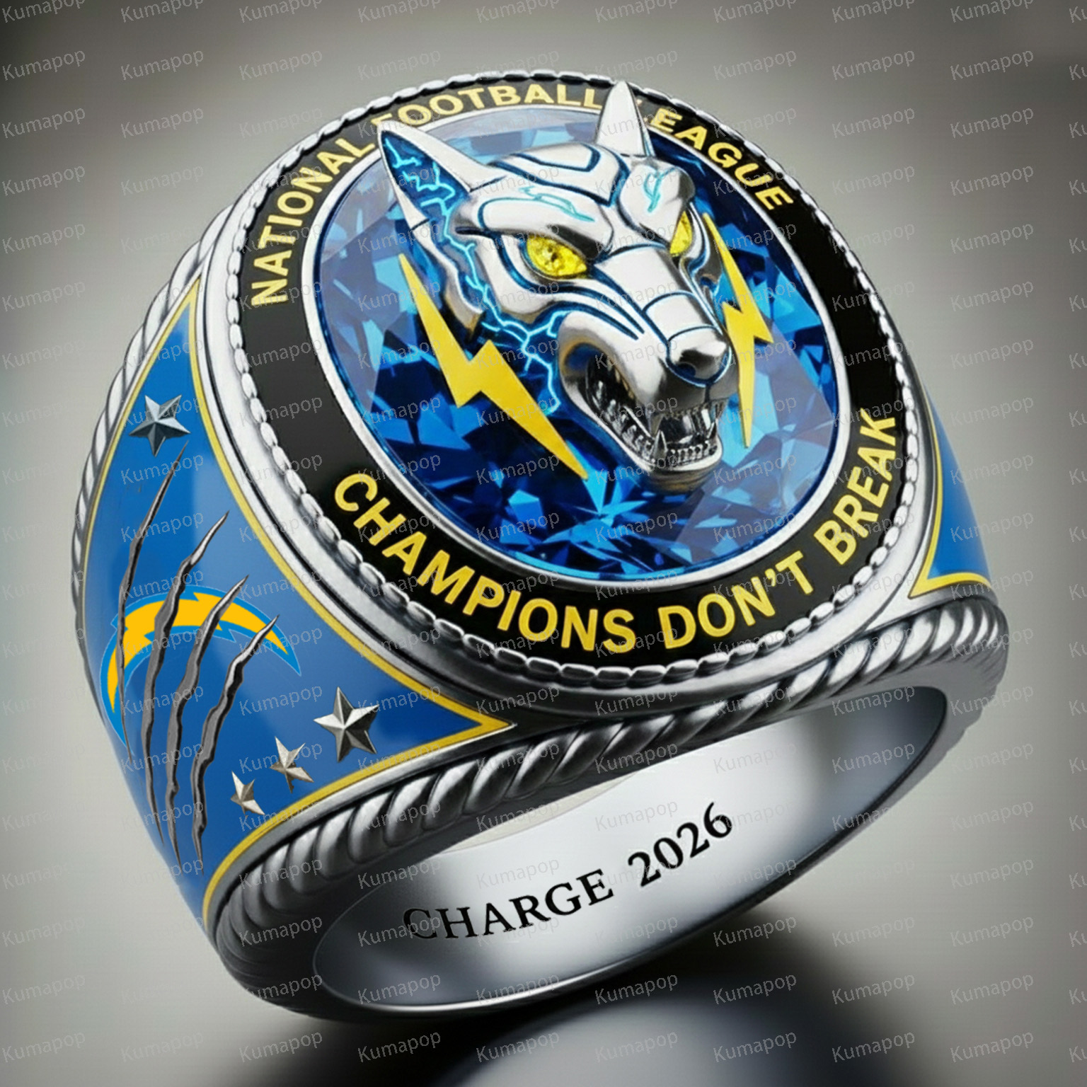 Los Angeles Chargers  Exclusive Custom Luxury Ring-Legacy Champions Ring