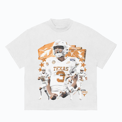 Texas - Themed Football Graphic T - shirt
