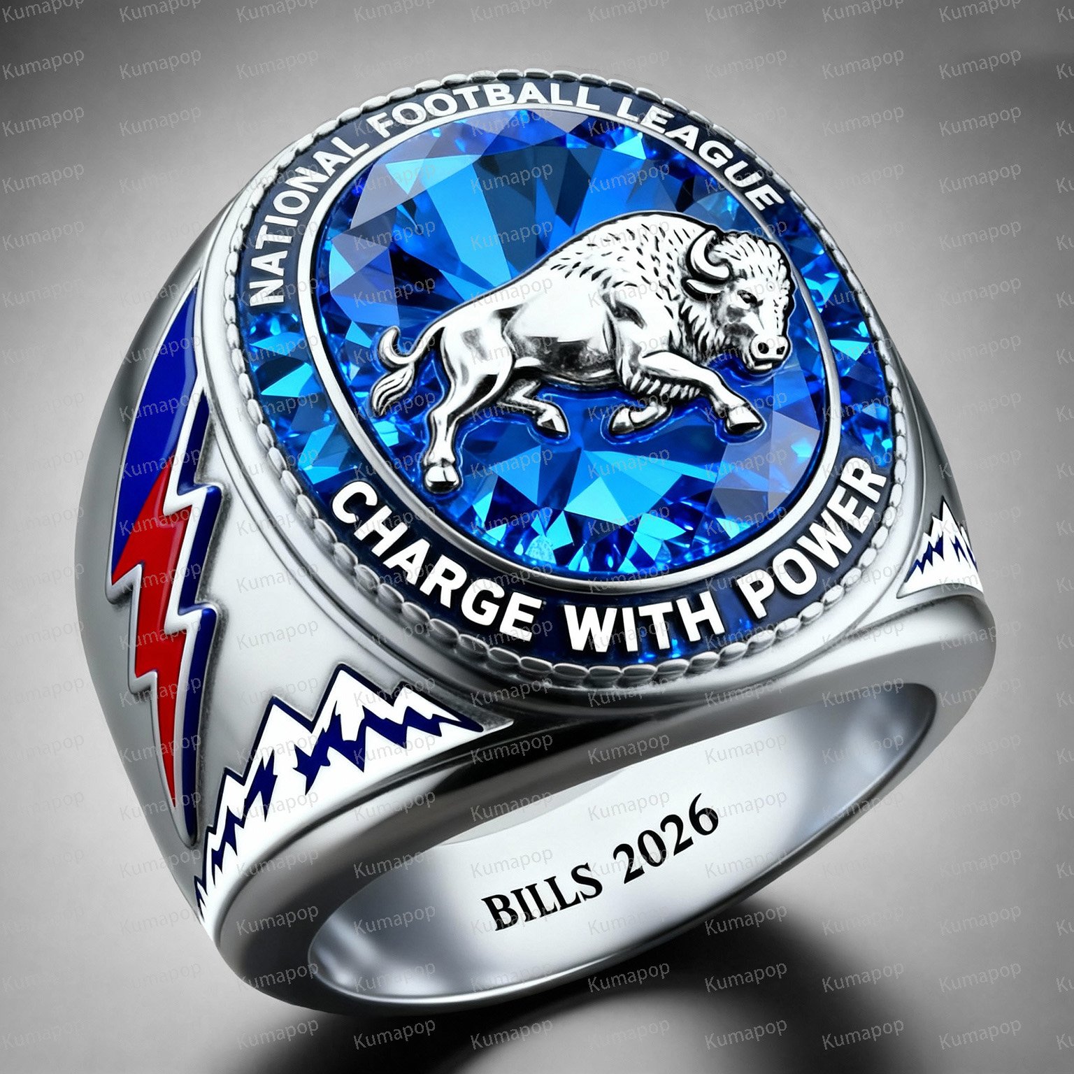 BUF RAGE-BUFFALO Exclusive Custom Luxury Ring