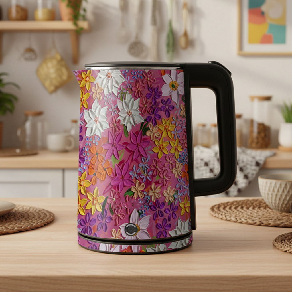 Boho Bloom Electric Kettle