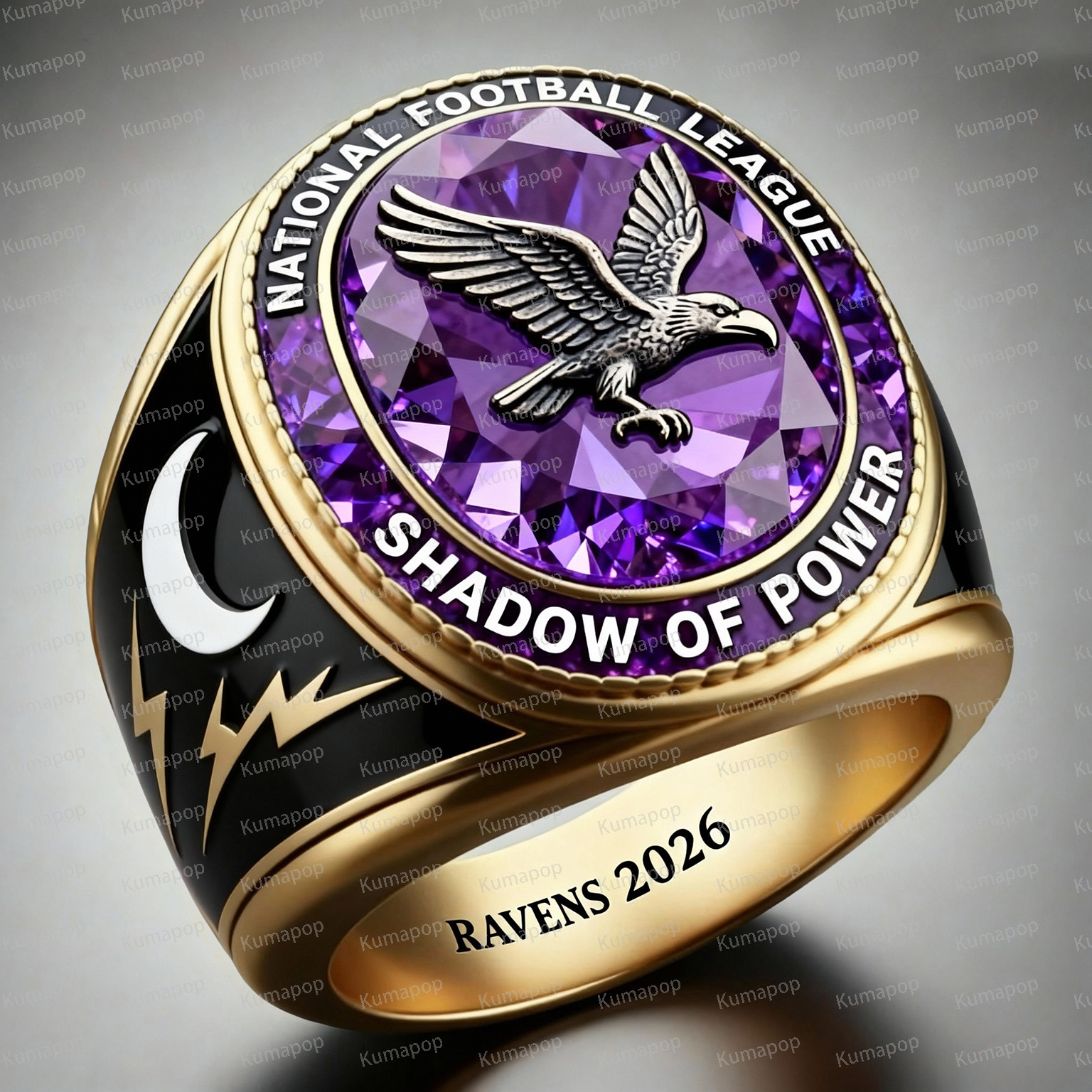 BAL RAVEN-NIGHT Ravens Exclusive Custom Luxury Ring