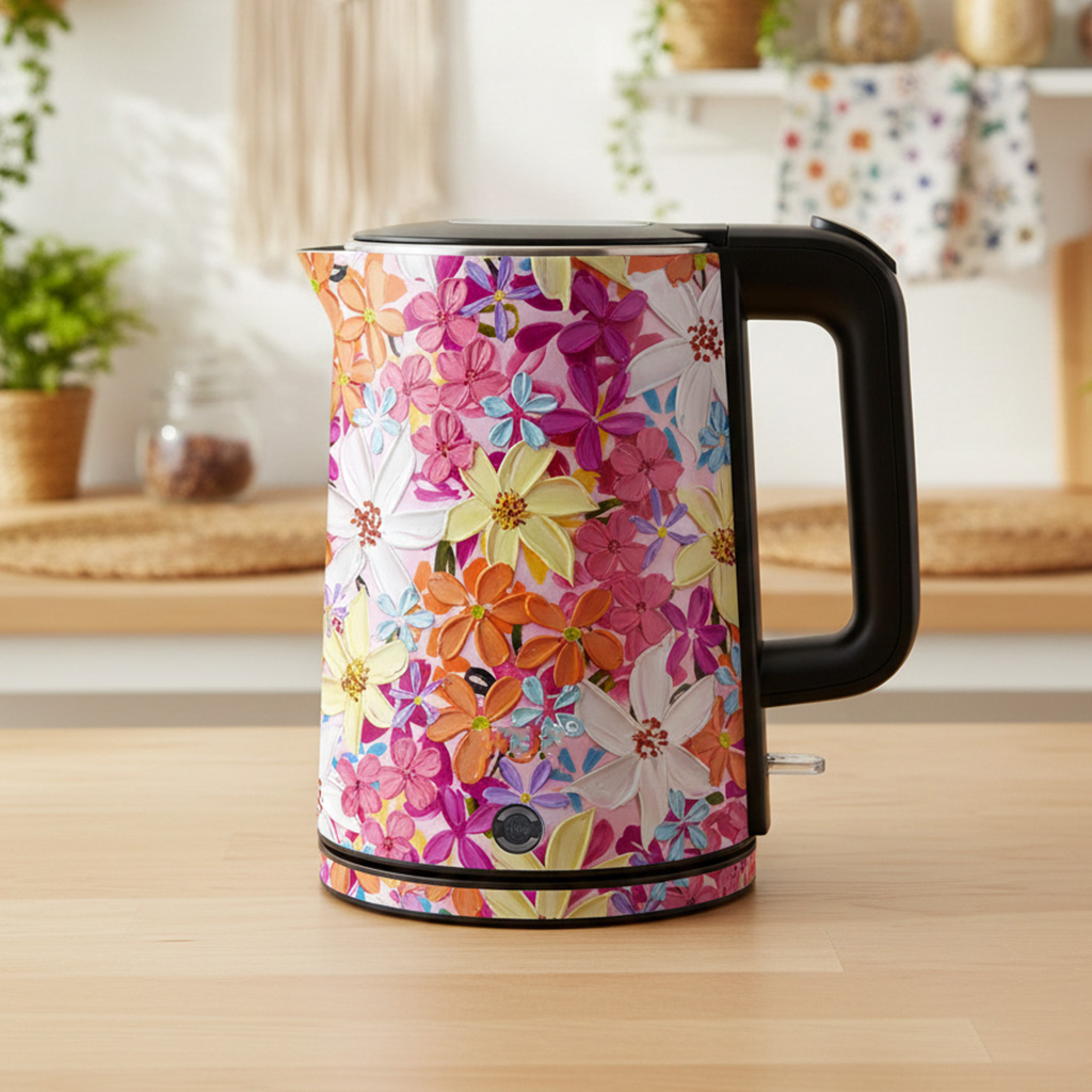 Boho Bloom Electric Kettle
