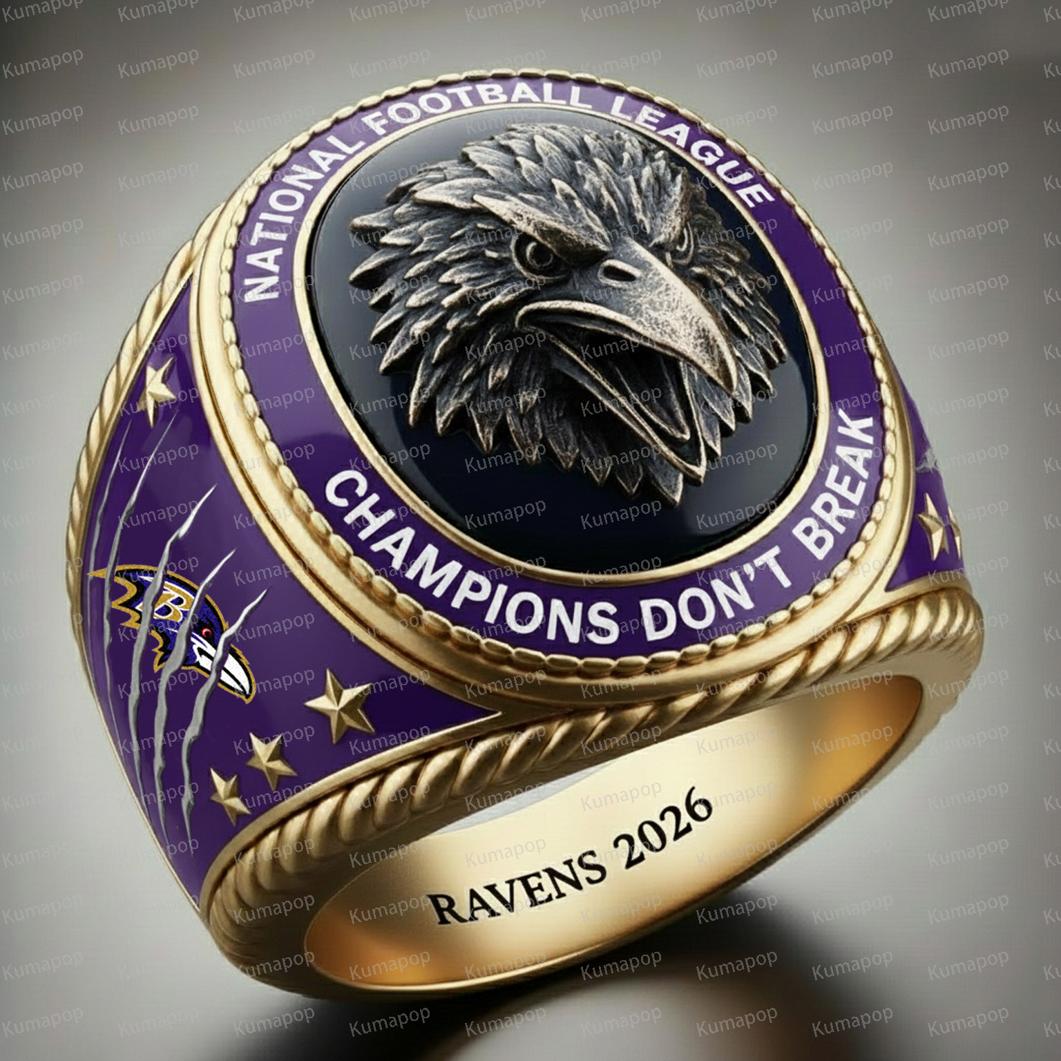 BAL RAVEN-NIGHT Ravens Exclusive Custom Luxury Ring