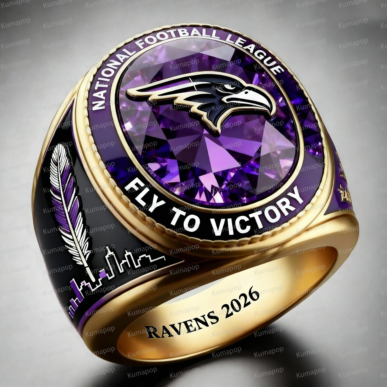 BAL RAVEN-NIGHT Ravens Exclusive Custom Luxury Ring