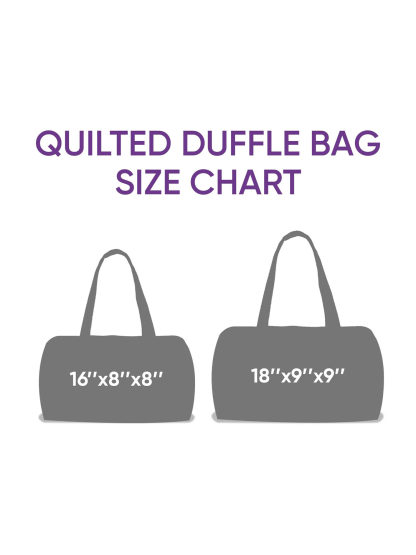 Joyful Miles Quilted Duffle Bag