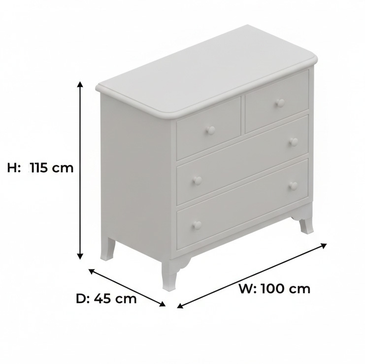 Bohemian Hand-Painted Floral Wooden Chest Storage Locker