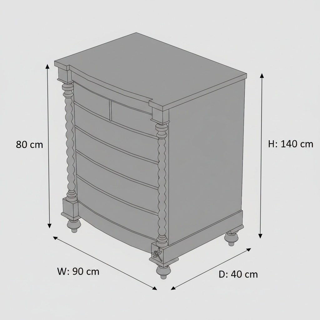 Victorian Gothic Botanical Mixed Media Artistic Dark Wood Locker