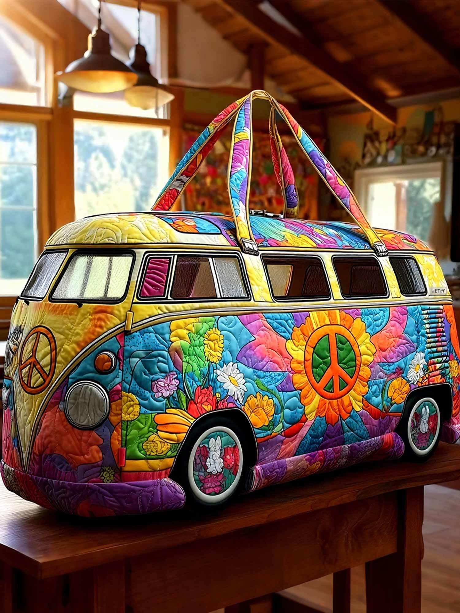 Joyful Miles Quilted Duffle Bag