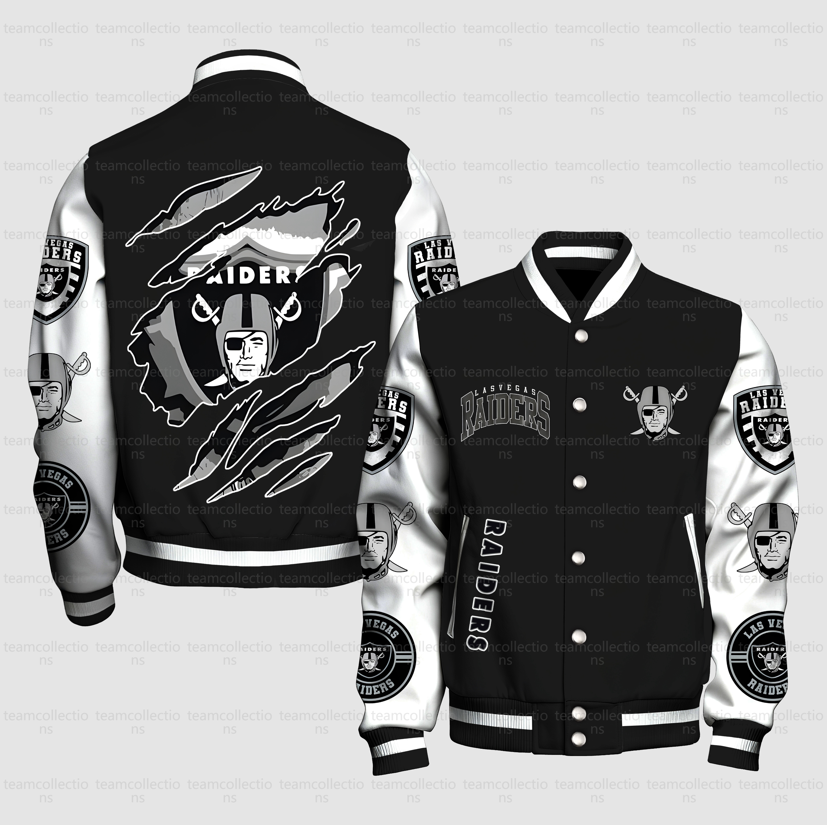 Unisex Vintage Graphic Jacket | Las Vegas Raiders