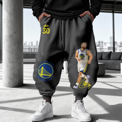 Unisex Casual Streetwear Plush Pants