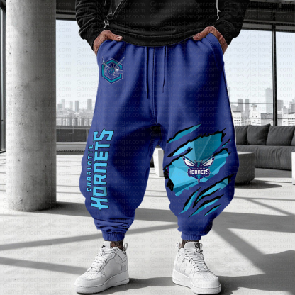 Unisex  Casual  Streetwear Plush Pants