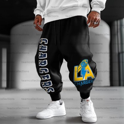 Unisex  “Los Angeles Chargers” Casual Anime Streetwear Pant