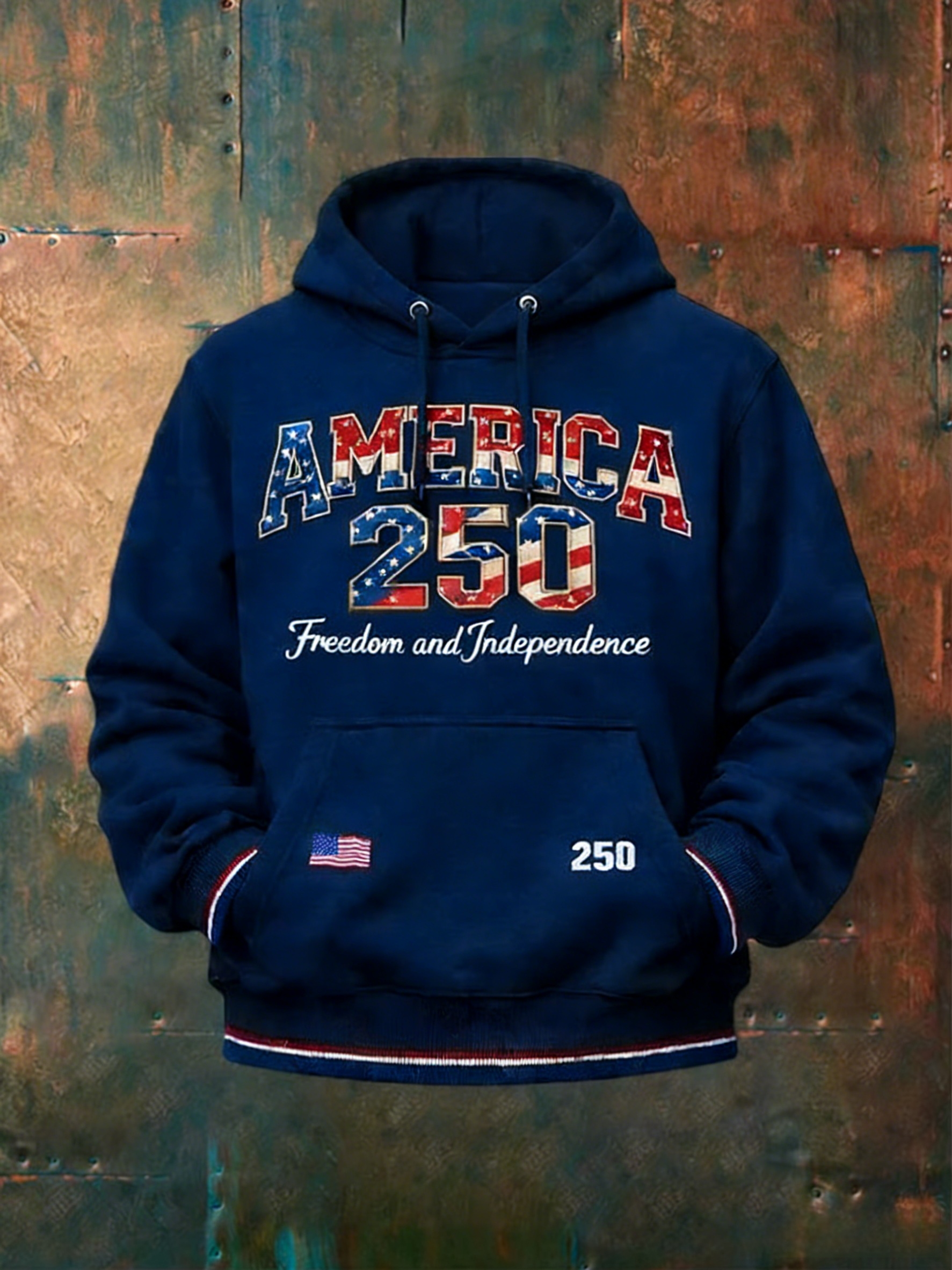 Unisex USA 250th Anniversary Print Hoodie