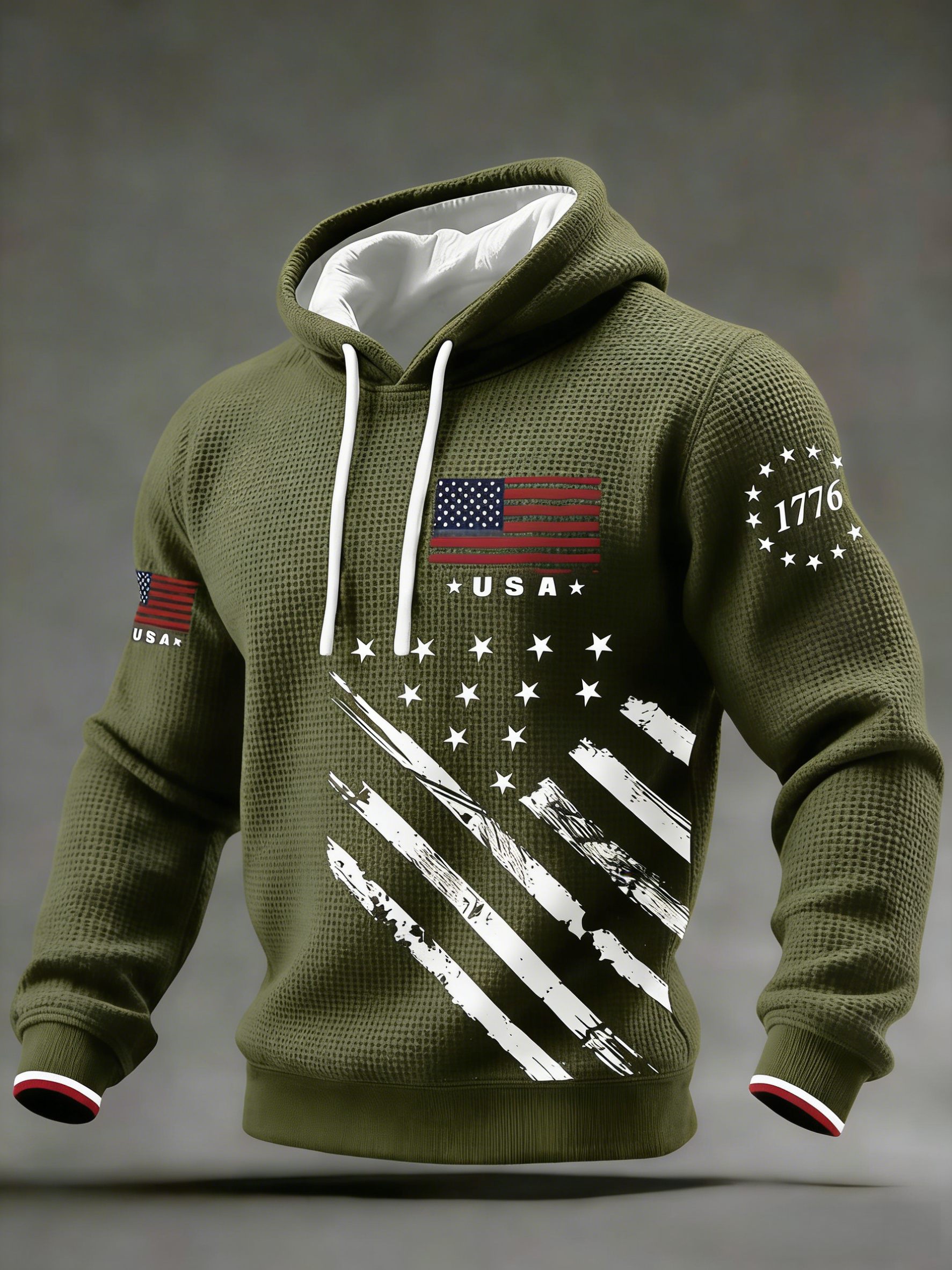 🎖️Men's  250th Anniversary USA Print Hoodie