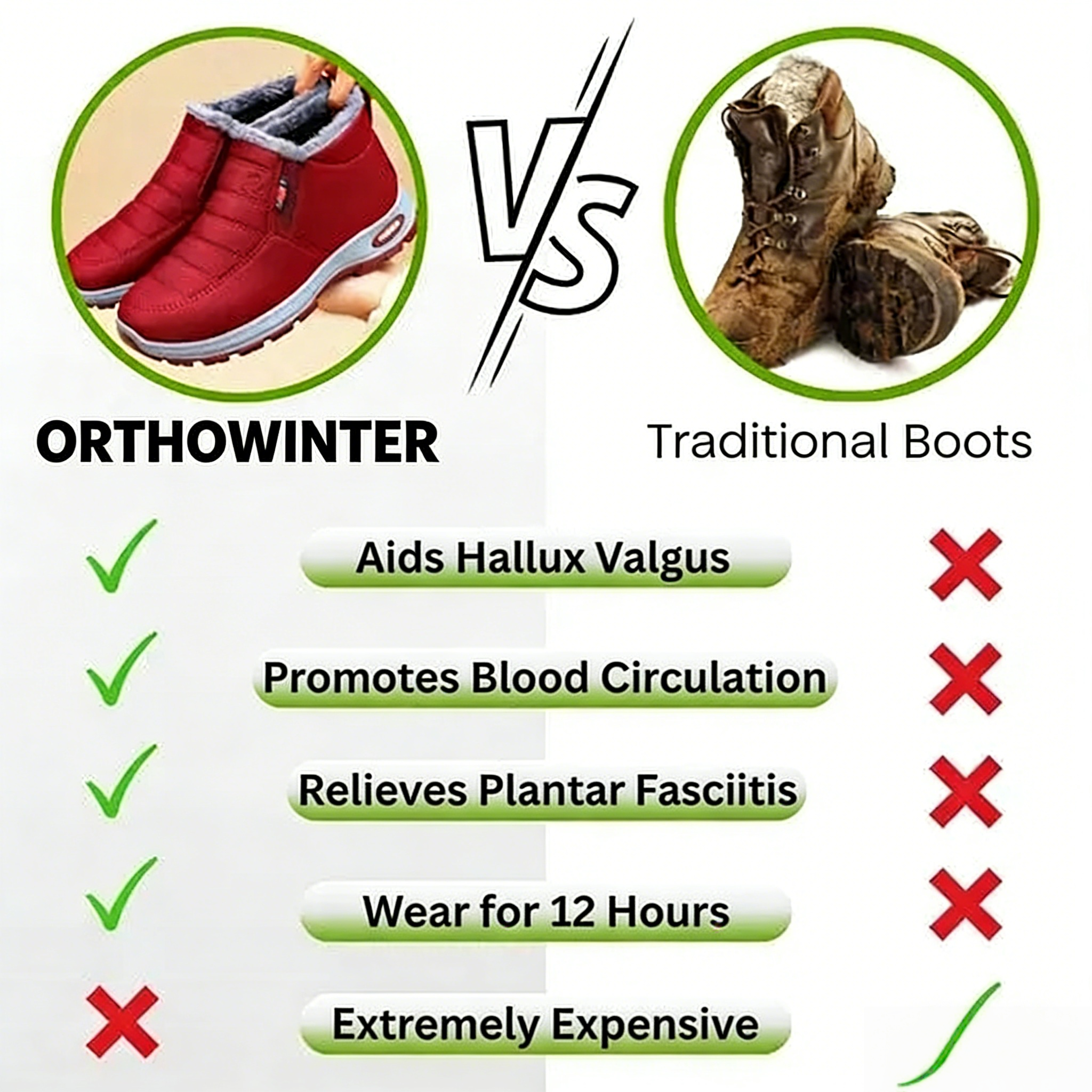 OrthoWinter---Ergonomic, Waterproof, Insulated Shoes for Autumn And Winter