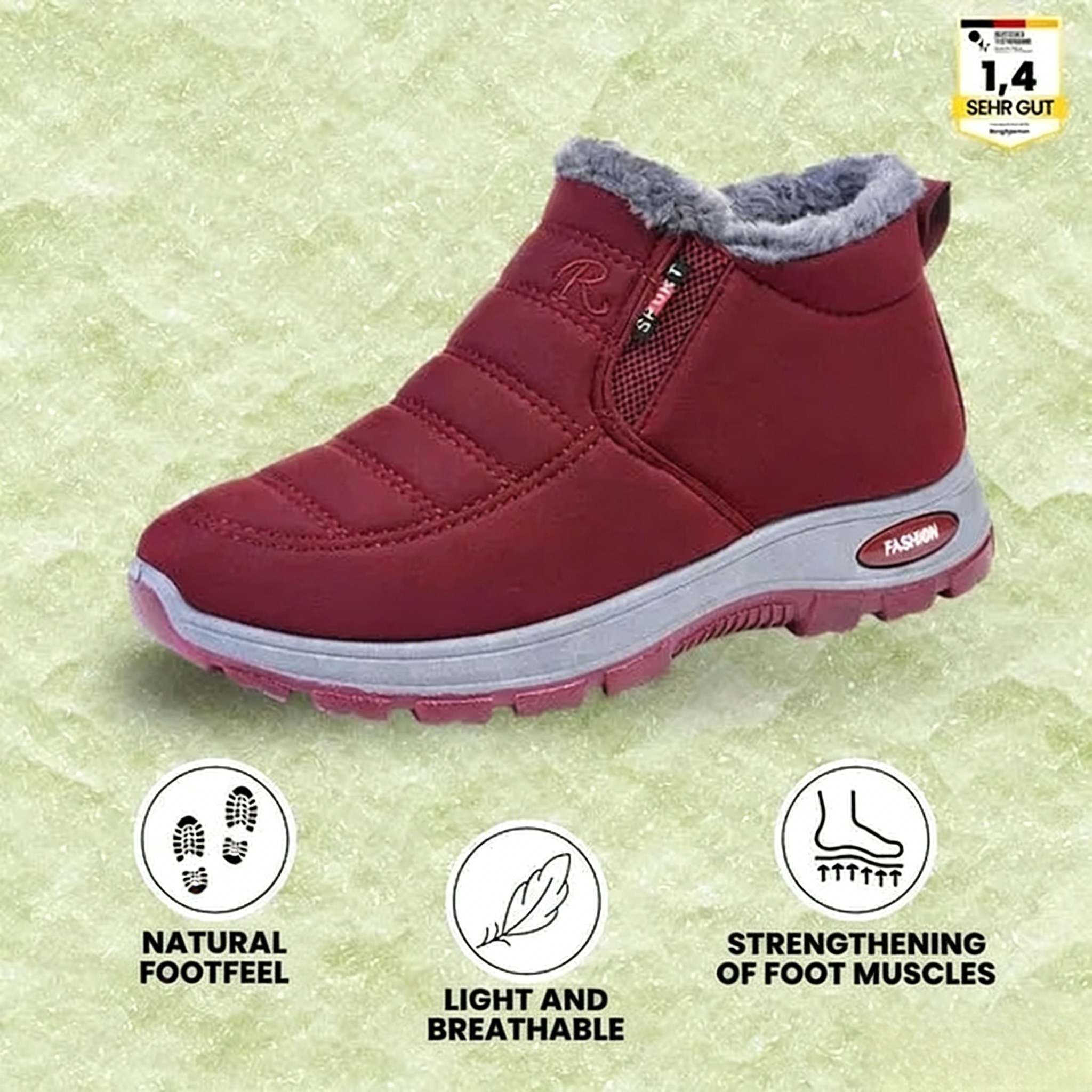 OrthoWinter---Ergonomic, Waterproof, Insulated Shoes for Autumn And Winter