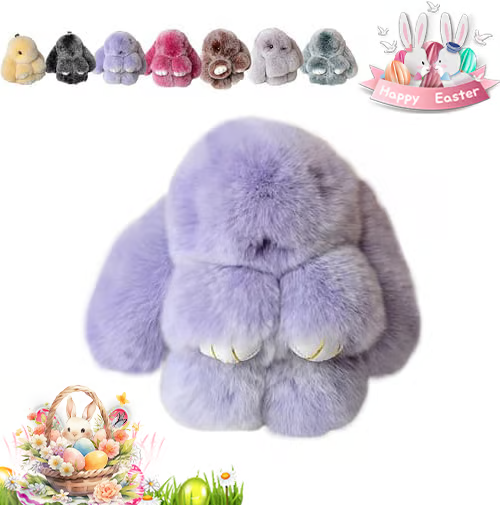 Last day promotion! Rabbit-shaped ornaments, handmade, soft material