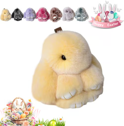 Last day promotion! Rabbit-shaped ornaments, handmade, soft material