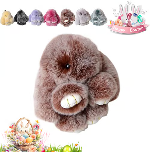 Last day promotion! Rabbit-shaped ornaments, handmade, soft material