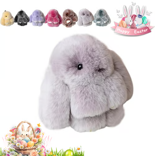 Last day promotion! Rabbit-shaped ornaments, handmade, soft material