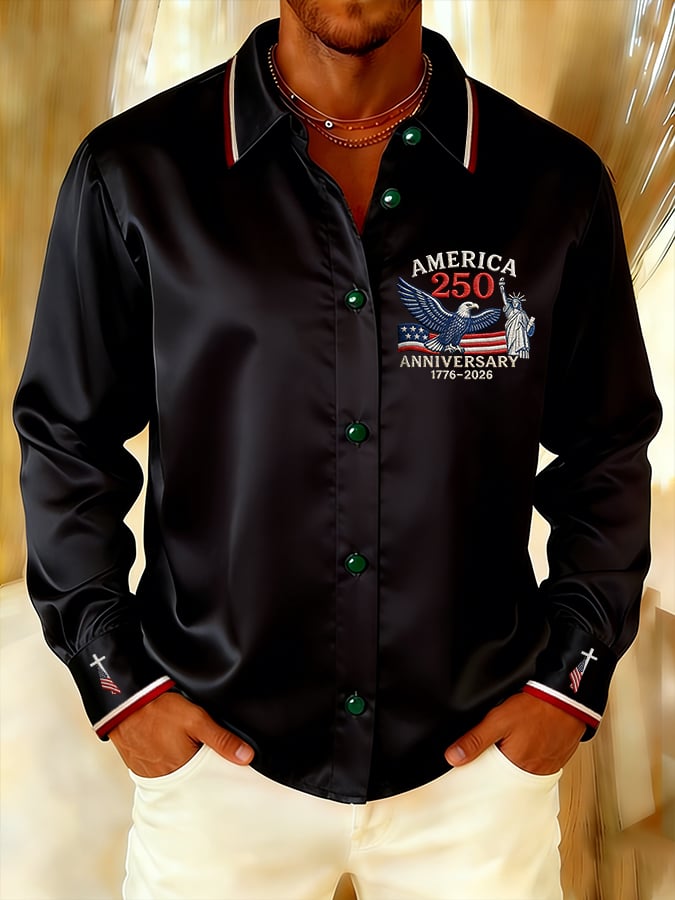 Men's  250th Anniversary of the United States  Faith Print Shirt