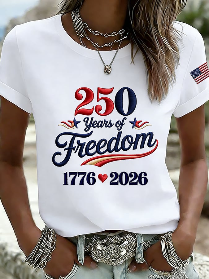 Women's  America 250th Anniversary Print T-Shirt