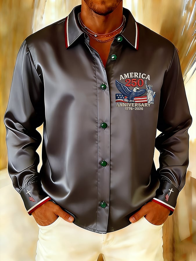 Men's  250th Anniversary of the United States  Faith Print Shirt
