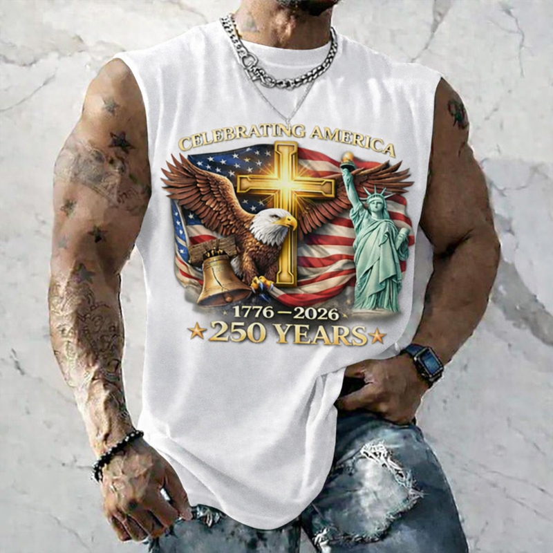 Men's 250th Anniversary Printed Tank Top