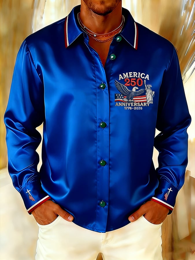 Men's  250th Anniversary of the United States  Faith Print Shirt