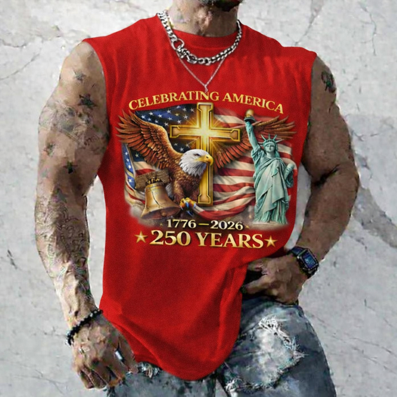 Men's 250th Anniversary Printed Tank Top