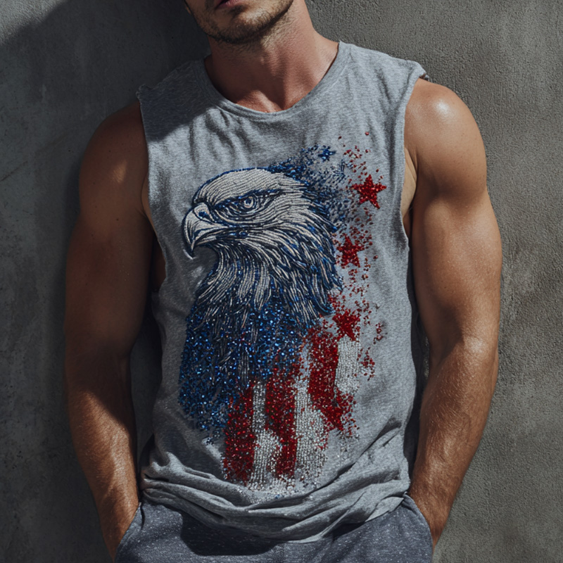 Men's 250th Anniversary Print Casual Vest