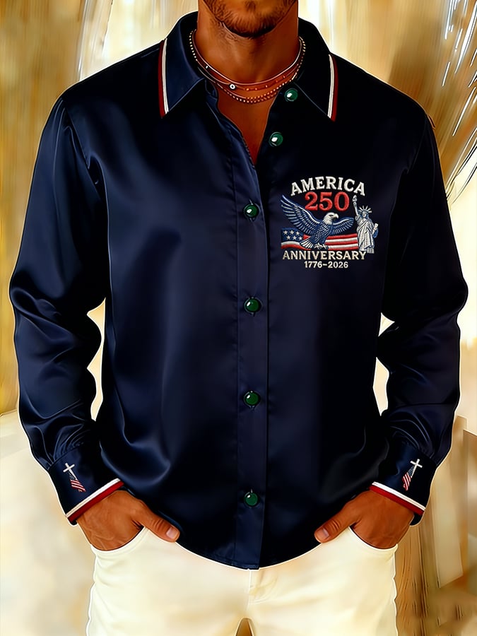 Men's  250th Anniversary of the United States  Faith Print Shirt