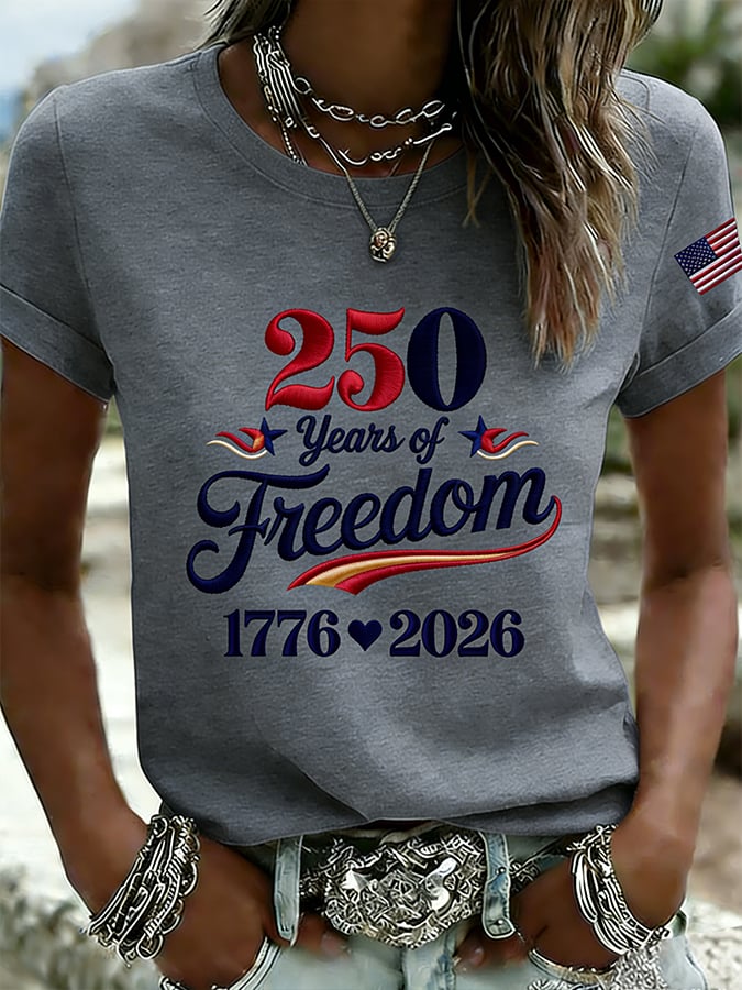 Women's  America 250th Anniversary Print T-Shirt